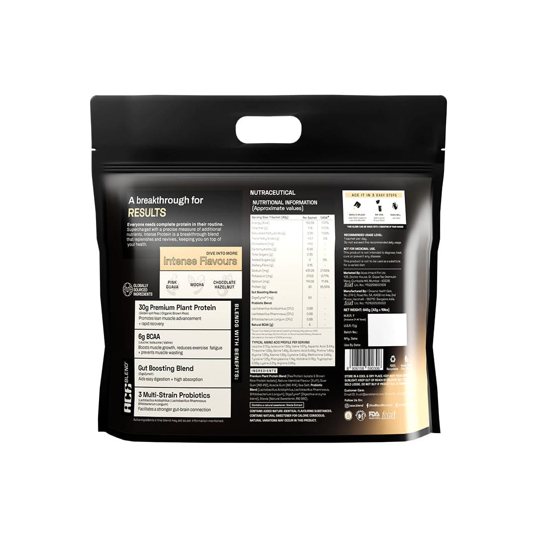 Premium Plant Protein | Intense